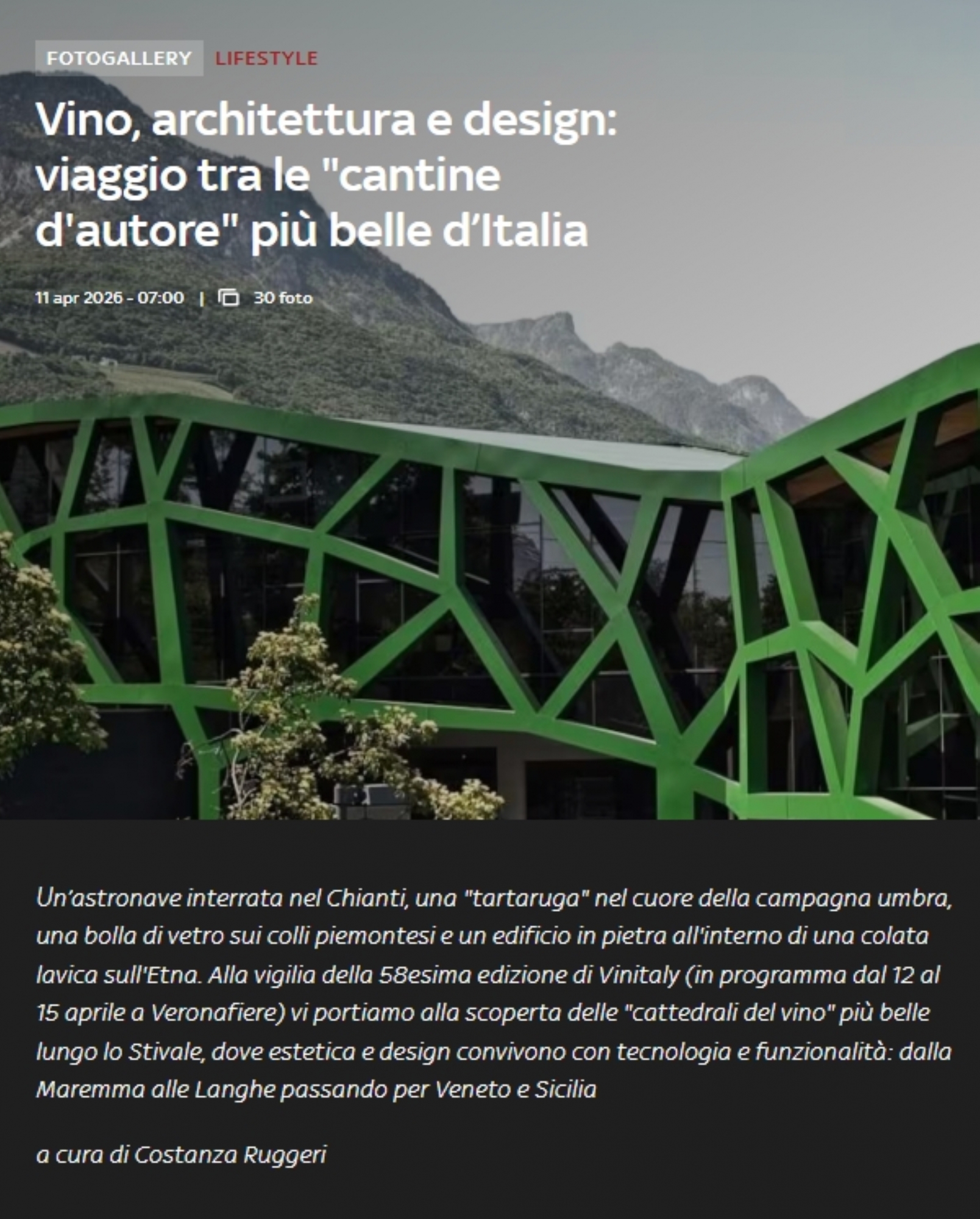 ASTEMIA PENTITA - RASSEGNA DELLE CANTINE D'AUTORE PIU' BELLE D'ITALIA