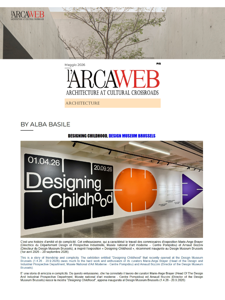 MOSTRA DESIGNING CHILDHOOD (BRUXELLES)