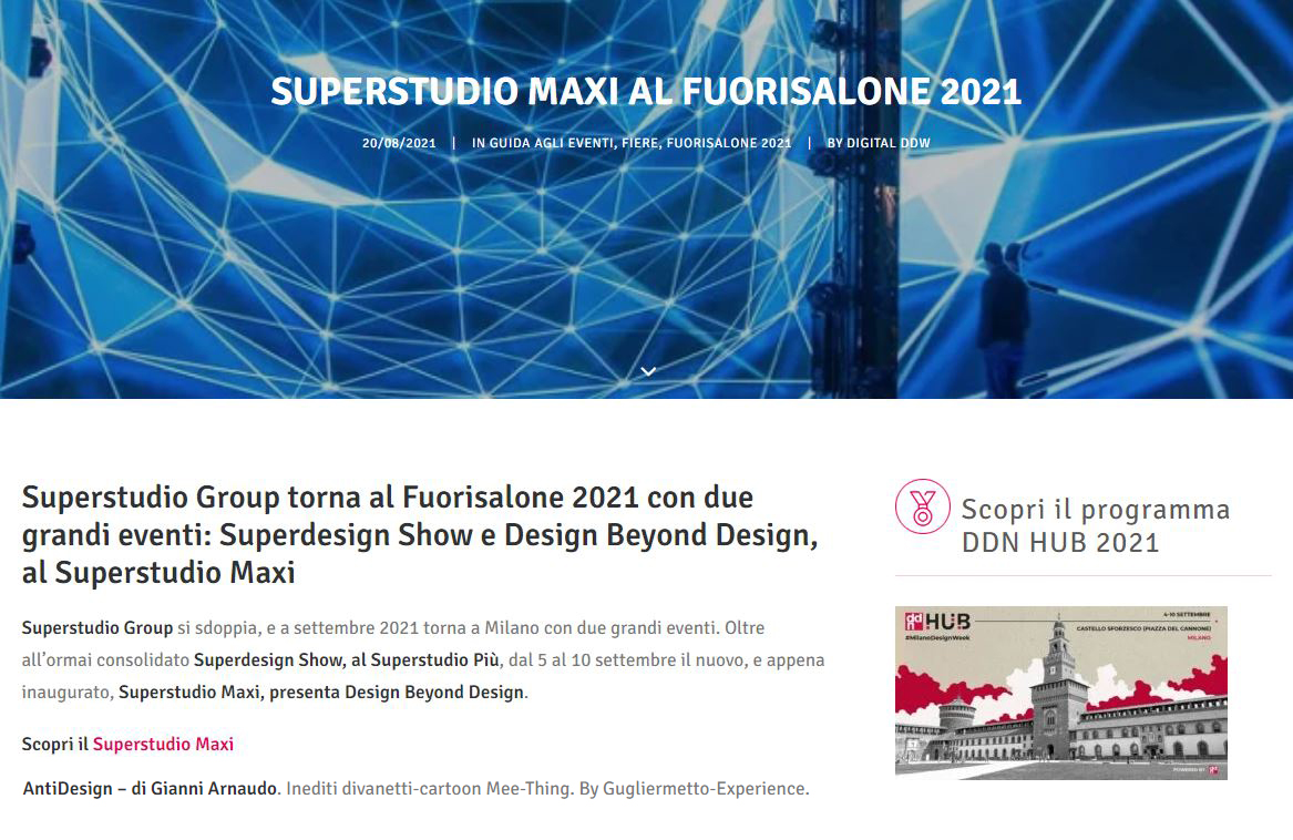 Design Diffusion - SUPERSTUDIOMAXI